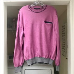 Perry Ellis XL Purple Long Sleeved Crew neck Top